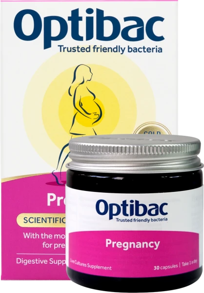 Viên uống bổ sung lợi khuẩn thai kỳ cho mẹ bầu và đang cho con bú Optibac Pregnancy (30 viên)