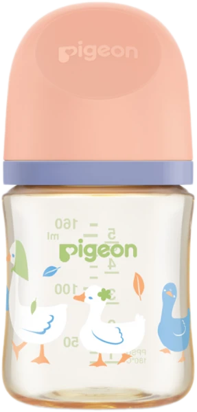 BÌNH SỮA PPSU SOFTOUCH BABY-FRIENDLY WORLD PIGEON HOẠ TIẾT ĐÀN NGỖNG 160ML