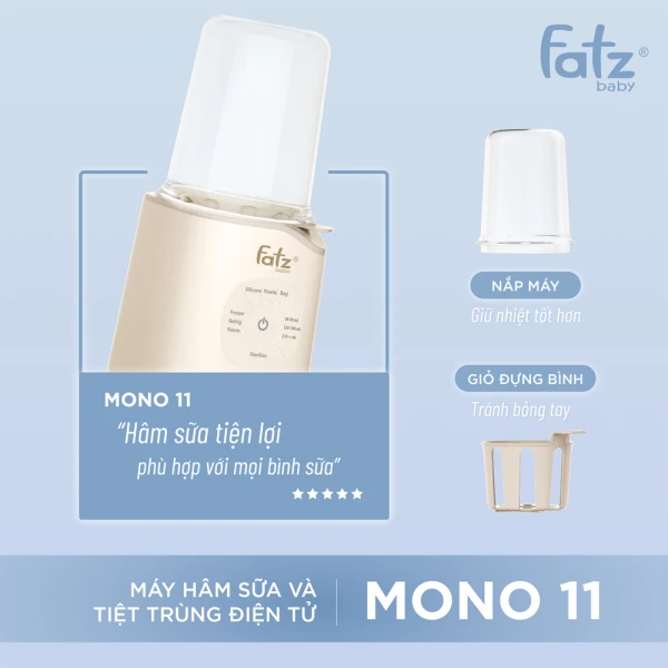 Máy hâm sữa và tiệt trùng điện tử Mono 11