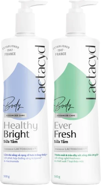 [Quà Tặng] Sữa Tắm Lactacyd Ever Fresh / Healthy Bright 500g