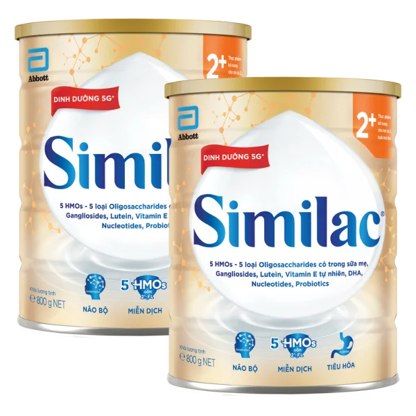 Combo 2 Sữa Similac 5G số 4 900g (2-6 tuổi)