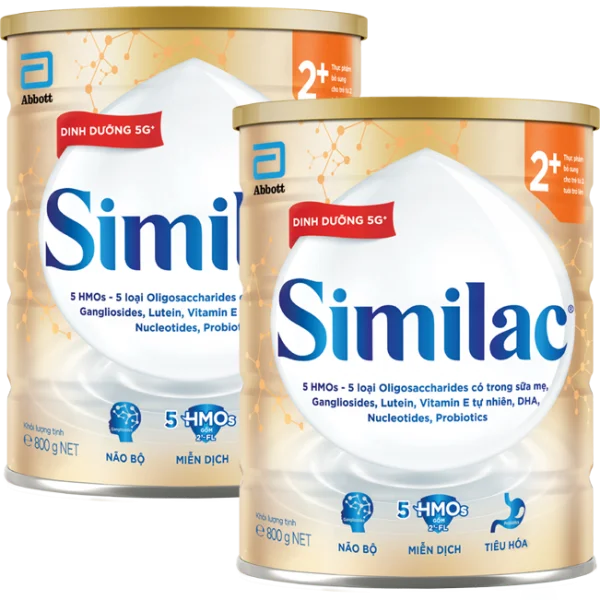 Combo 2 Sữa Similac 5G số 4 900g (2-6 tuổi)