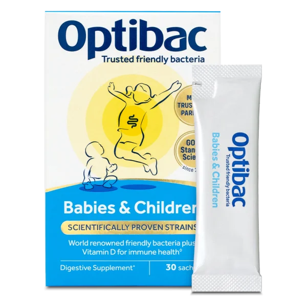 Men vi sinh cho b&eacute; Optibac Babies and Children (30 g&oacute;i)
