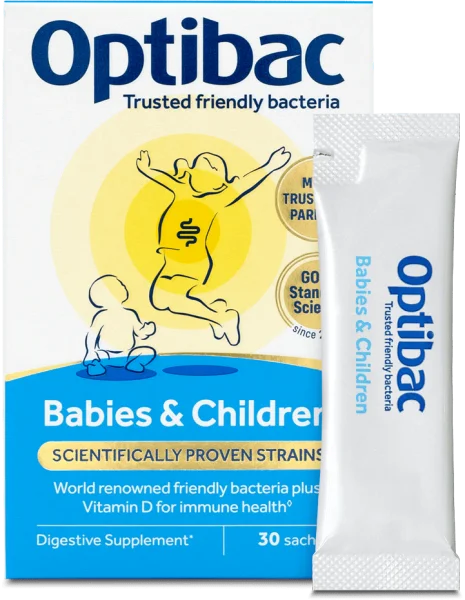 Men vi sinh cho bé Optibac Babies and Children (30 gói)
