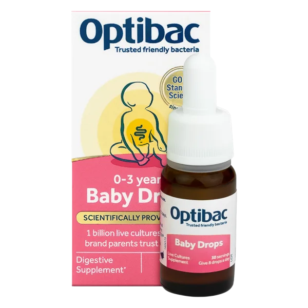 Men vi sinh cho bé Optibac Baby Drops (10ml)