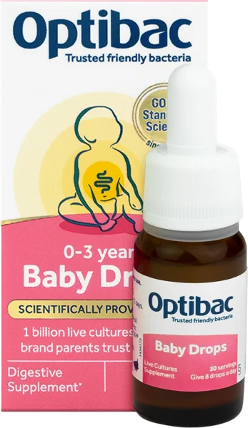Men vi sinh cho bé Optibac Baby Drops (10ml)