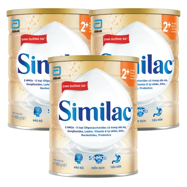 Combo 3 Sữa Similac 5G số 4 900g (2-6 tuổi)