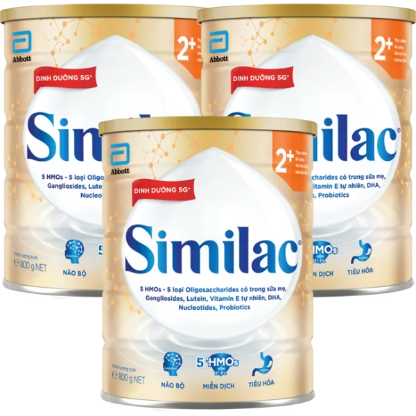 Combo 3 Sữa Similac 5G số 4 900g (2-6 tuổi)