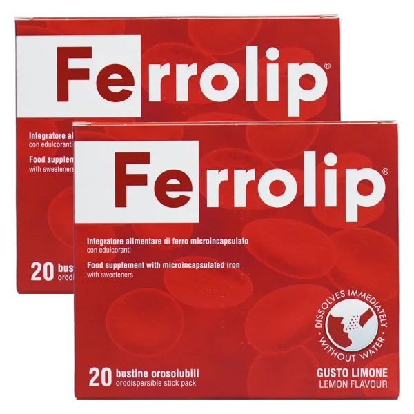 Combo 2 thực phẩm bảo vệ sức khỏe Ferrolip