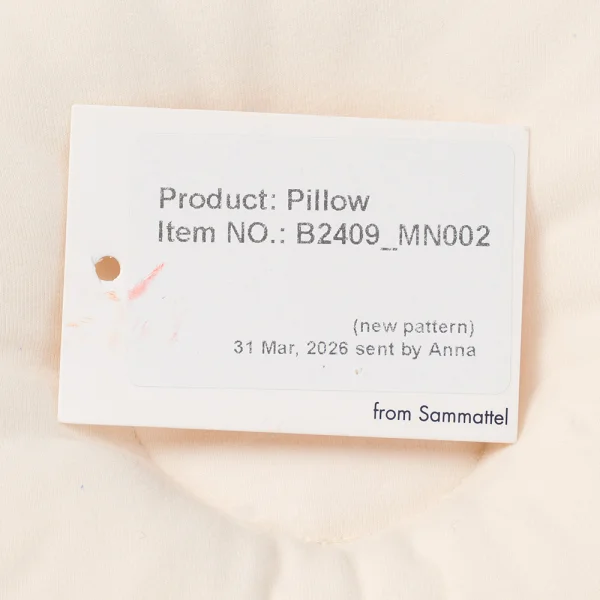 Gối nằm lõm sơ sinh Cotton cao cấp Animo B2409_MN002 (23x28cm,Màu be) - Họa tiết ngẫu nhiên