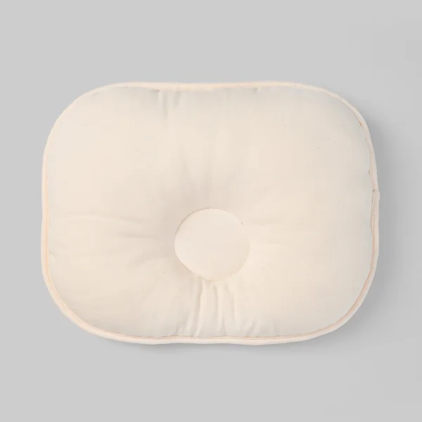 Gối nằm lõm sơ sinh Cotton cao cấp Animo B2409_MN002 (23x28cm,Màu be) - Họa tiết ngẫu nhiên