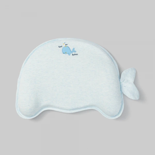 Gối cao su non (memoryfoam) con cá B2606_MN002 (36x23x4.5cm,Xanh)