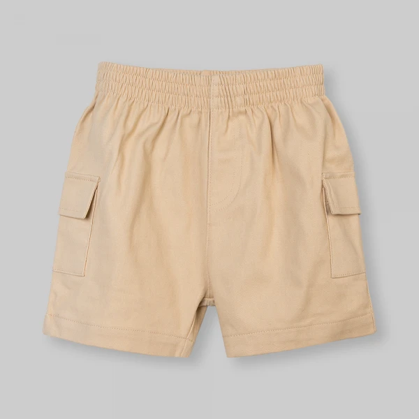 Bộ bé trai ngắn polo Animo champs SP26 HN0526049 (1-6Y,Vàng-Kem)
