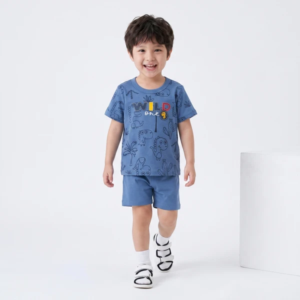 Bộ bé trai ngắn Animo Easy SU26 HN0626023 (1-4Y Xanh dương)
