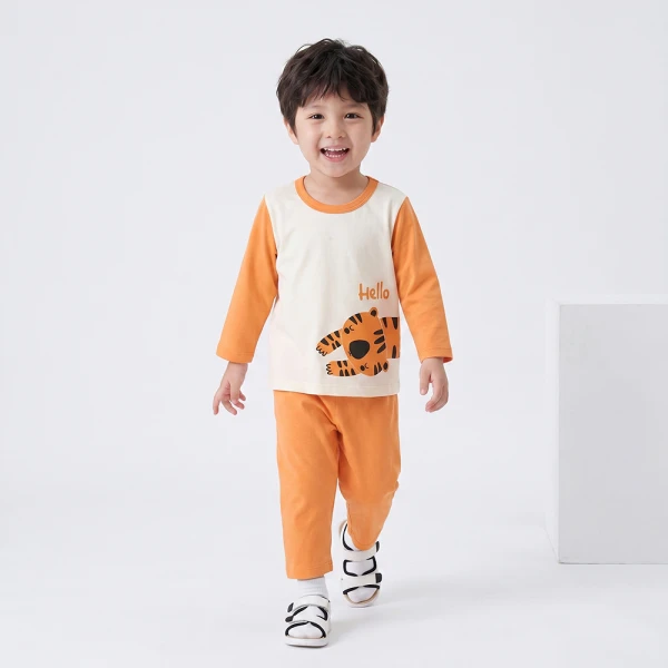 Bộ bé trai dài Animo Easy SU26 HN0626042 (1-4Y Kem-Cam)