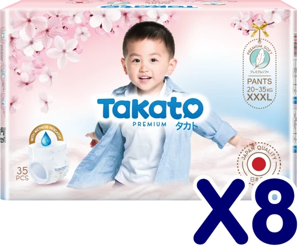 Combo 8 Tã quần Takato XXXL
