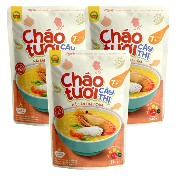 Combo 3 Cháo tươi hải sản thập cẩm Cây Thị