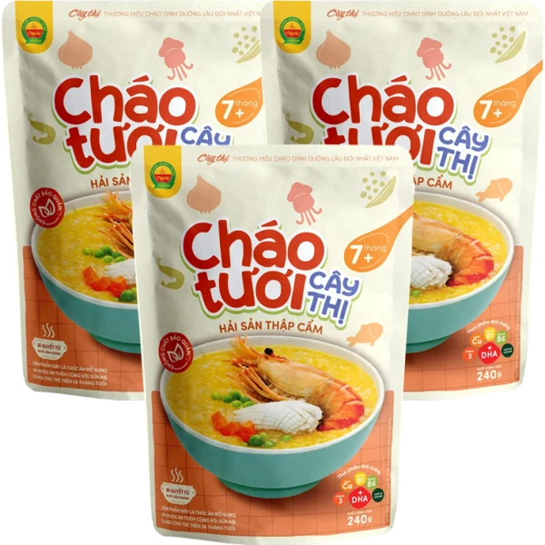 Combo 3 Cháo tươi hải sản thập cẩm Cây Thị