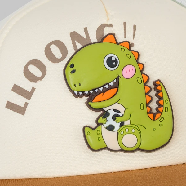 Nón bé trai lưỡi trai 1-3Y Animo A2606_MN018 (50cm,Trắng-Nâu)