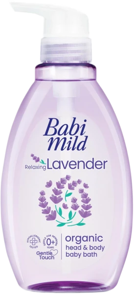 Sữa tắm gội toàn thân trẻ em Babi Mild Relaxing Lavender 380ml
