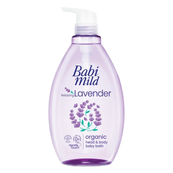 Sữa tắm gội toàn thân trẻ em Babi Mild Relaxing Lavender 800ml