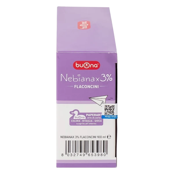 Dung dịch nhỏ mũi Buona Nebianax 3% Natri Hyaluronate (20 ống)