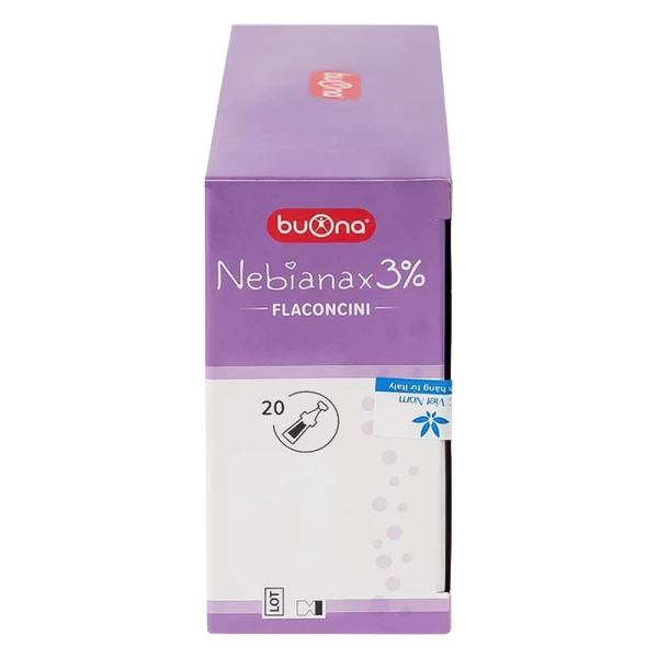 Dung dịch nhỏ mũi Buona Nebianax 3% Natri Hyaluronate (20 ống)