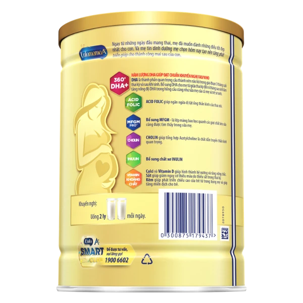 Thực phẩm bổ sung Enfamama A+ hương vani cho mẹ mang thai và cho con bú (830g)