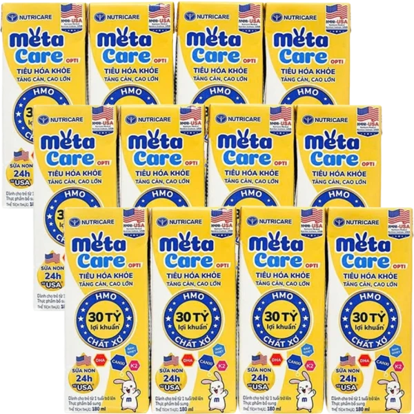 Combo 3 lốc Sữa dinh dưỡng pha sẵn MetaCare Opti 4x180ml
