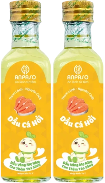 Combo 2 Dầu ăn dặm cá hồi Anpaso 100ml