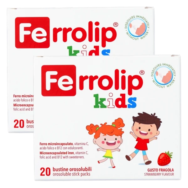 Combo 2 THỰC PHẨM BẢO VỆ SỨC KHỎE FERROLIP KIDS