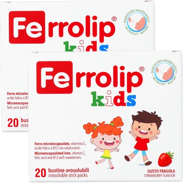 Combo 2 THỰC PHẨM BẢO VỆ SỨC KHỎE FERROLIP KIDS