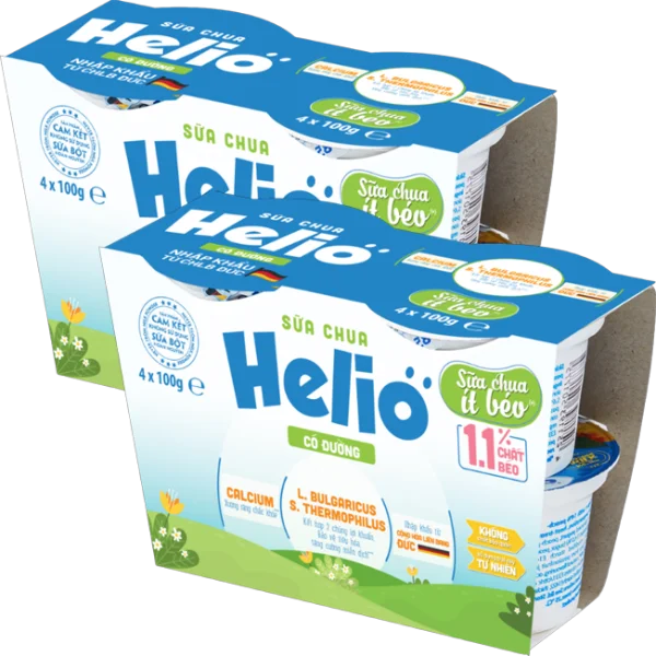 Combo 2 Sữa chua Helio có đường