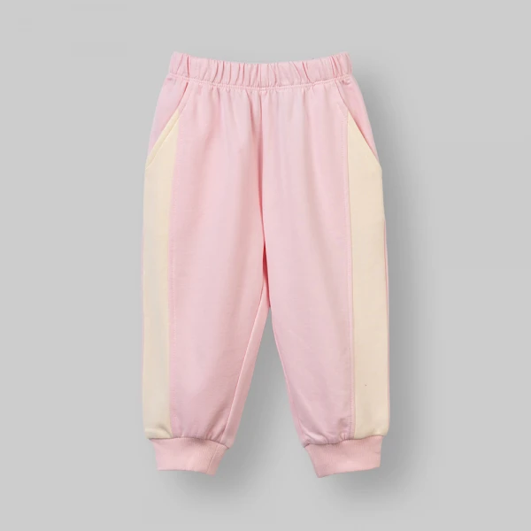 Bộ đông bé gái dài Animo FW26 ST0626064 (1Y-4Y,Kem-hồng)