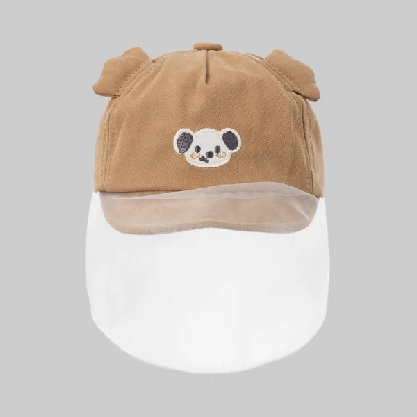 Nón bé trai lưỡi trai khăn voan 0-12M Animo A2606_MN047 (46cm,Nâu)