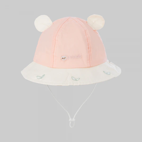Nón bé gái vành tròn 1-3Y Animo A2607_MN005 (48cm,Hồng)