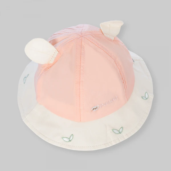 Nón bé gái vành tròn 1-3Y Animo A2607_MN005 (48cm,Hồng)