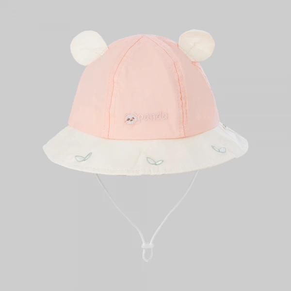 Nón bé gái vành tròn 1-3Y Animo A2607_MN005 (48cm,Hồng)
