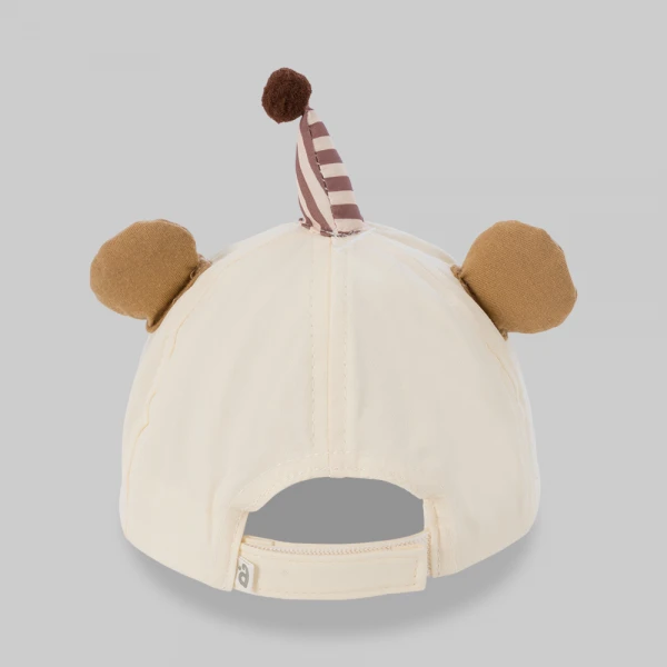 Nón bé trai lưỡi trai 1-3Y Animo A2607_MN018 (46cm,Kem)