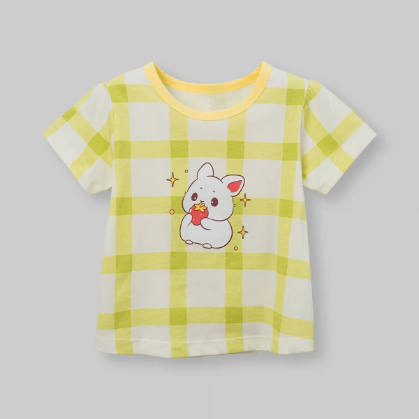 Bộ bé gái ngắn Animo Easy FW26 TX0726050 (1Y-4Y,Bơ-vàng)