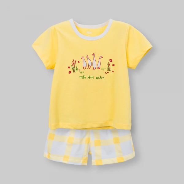 Bộ bé gái ngắn Animo Easy FW26 TX0726055 (1Y-4Y,Vàng)