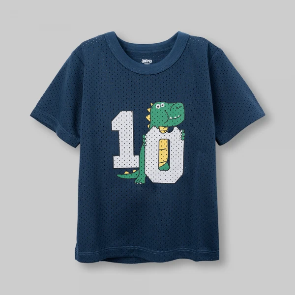 Bộ bé trai ngắn Animo Easy FW26 HN0826041 (1Y-4Y,Xanh dương)