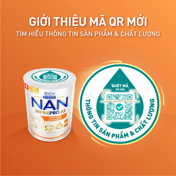SPDDCT Nestlé NAN InfiniPro A2 2 800g (1-2 tuổi) (6HMO)