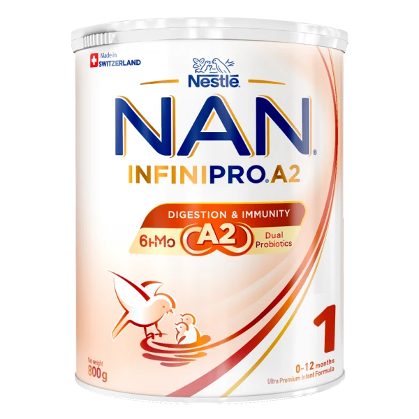 Sữa Nestlé NAN INFINIPRO A2 số 1 cho bé 0-12 tháng (800g)