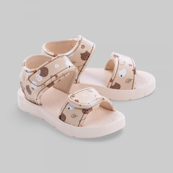 Sandal bé gái Animo A2608_JK001 (17-21,Kem)