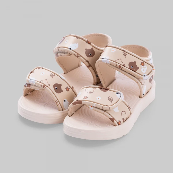 Sandal bé gái Animo A2608_JK001 (17-21,Kem)