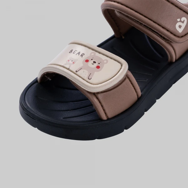 Sandal bé trai Animo A2606_JK008 (17-23,Nâu đen)