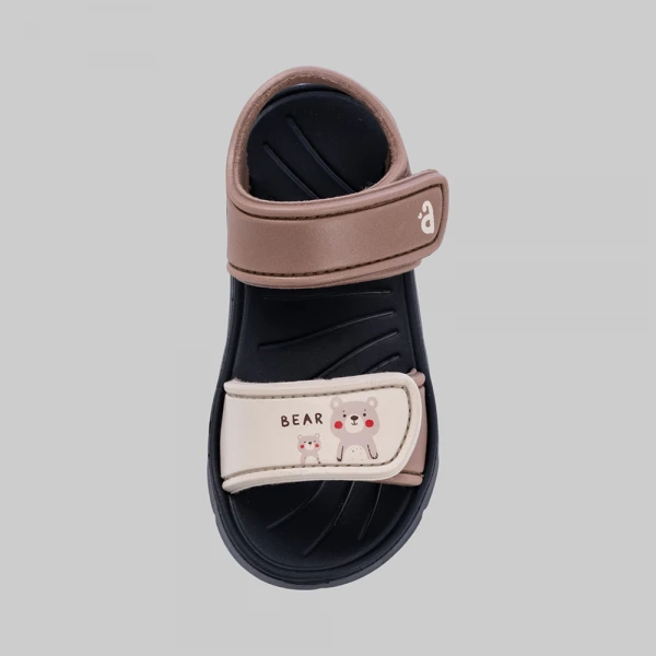 Sandal bé trai Animo A2606_JK008 (17-23,Nâu đen)