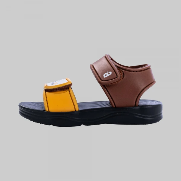 Sandal bé trai Animo A2606_JK009 (17-23,Nâu-Vàng)