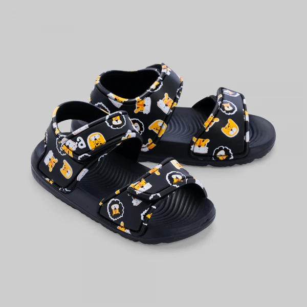Sandal bé trai Animo A2606_JK010 (17-23,Xám đen)